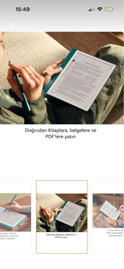 Sıfır Kapalı Kutu Amazon Kindle Scribe 2024-32GB+Premium Pen-Faturalı - 5