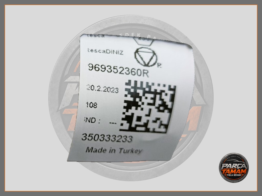 DACİA DUSTER VİTES KÖRÜĞÜ SIFIR ORJİNAL 969352360R - 5
