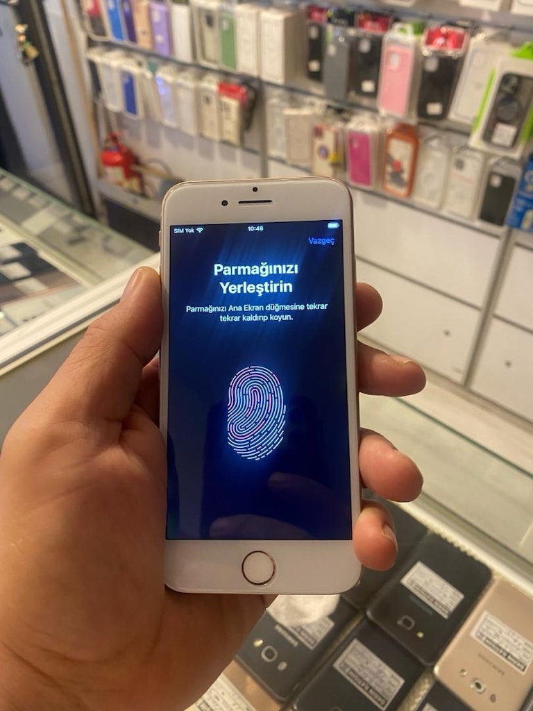 İPhone 8 hatasız pil 100 hersey aktif Gold sıfır ayarında bir cihaz - 5