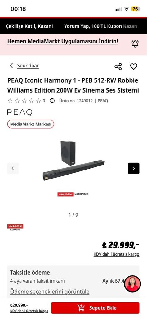 Peaq ses sistemi sıfır - 3