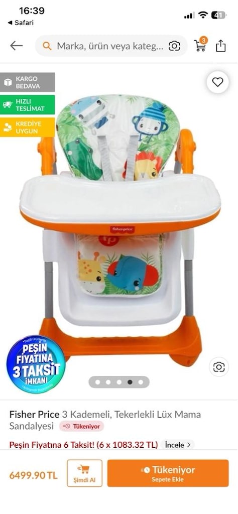 fisher price mama sandalyesi - 2