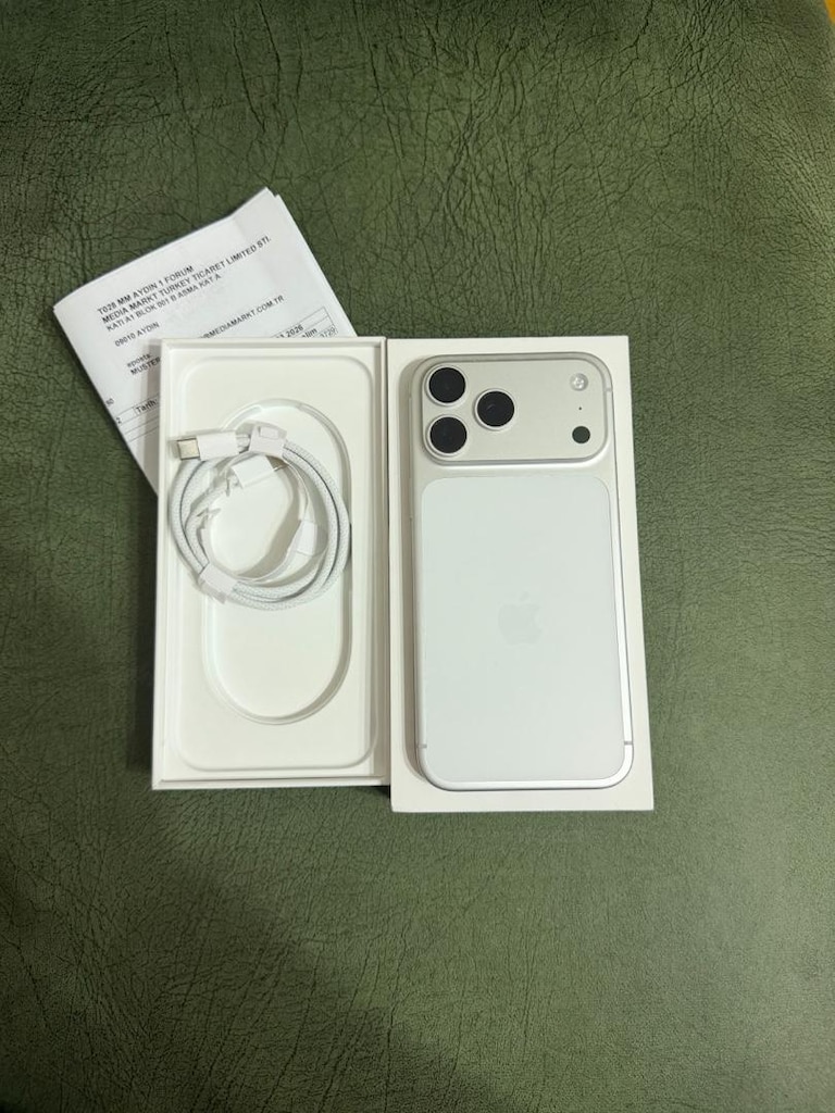 iphone 17pro max (21 ay garantili pil 100) - 2
