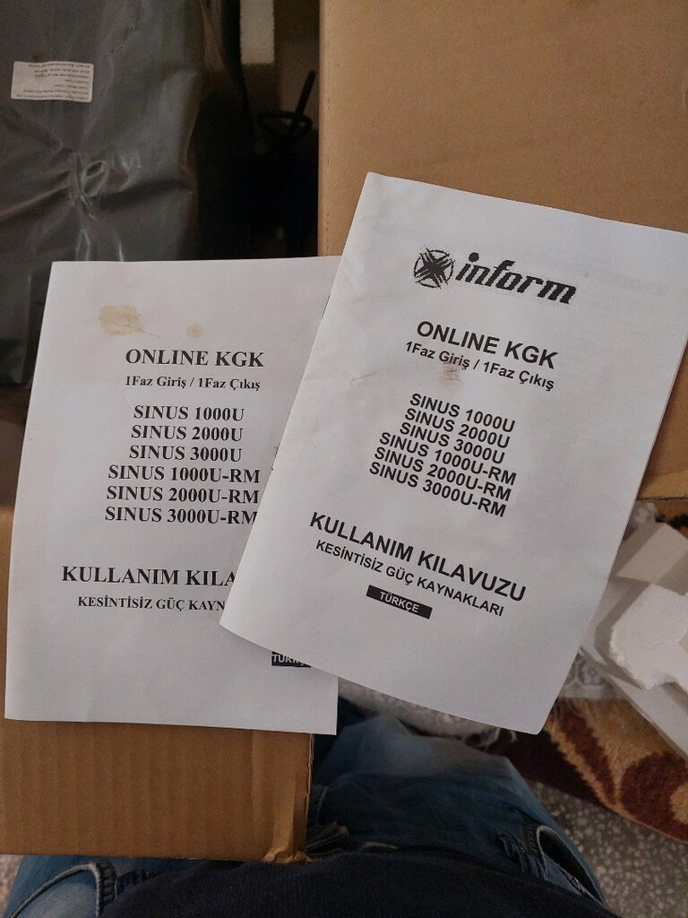 inform güç kaynağı sıfır kutusunda kullanılmadı - 11