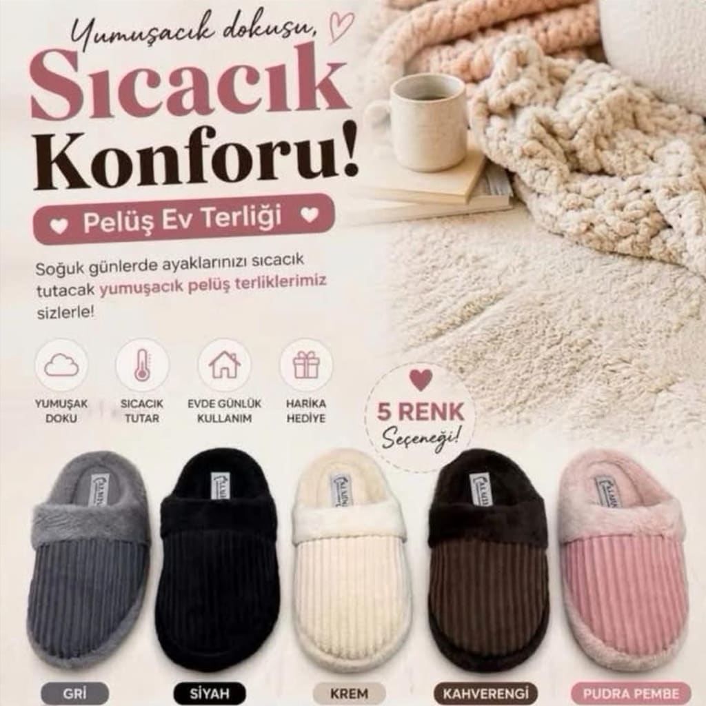 TOPTAN EV TERLİK - 3