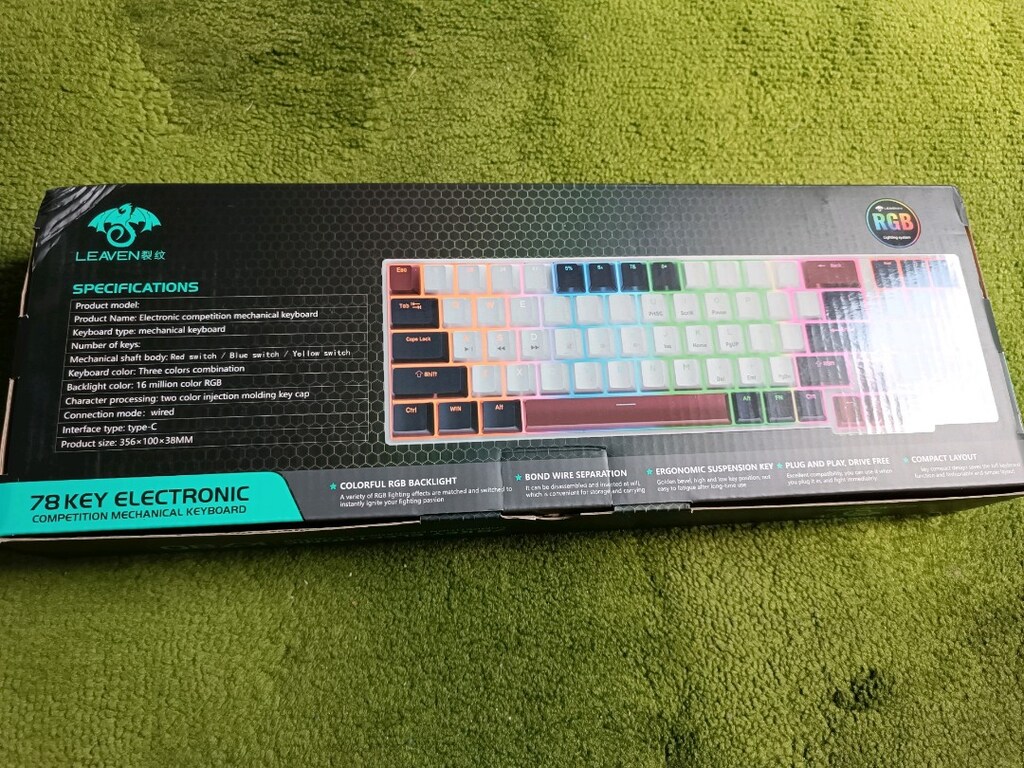 klavye tpc kablolu rgb li - 2