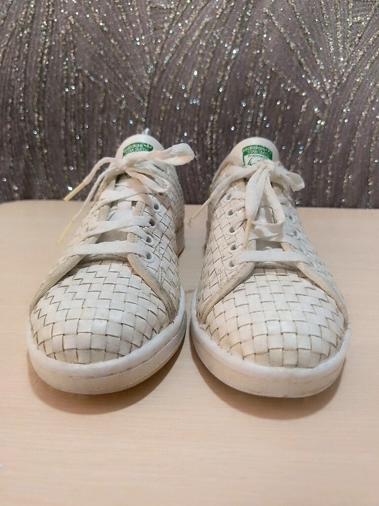ADİDAS STANSMİTH Ekru Örgülü Sneaker..38. numara