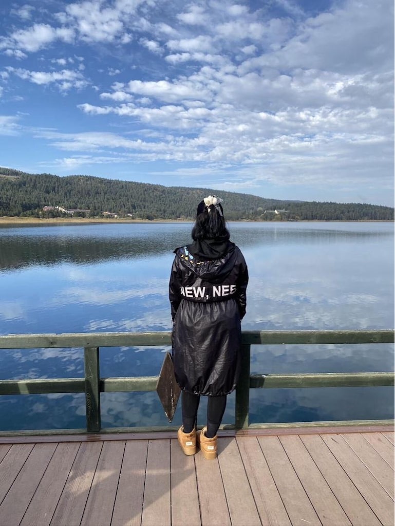 siyah yağmurluk ince parka - 2