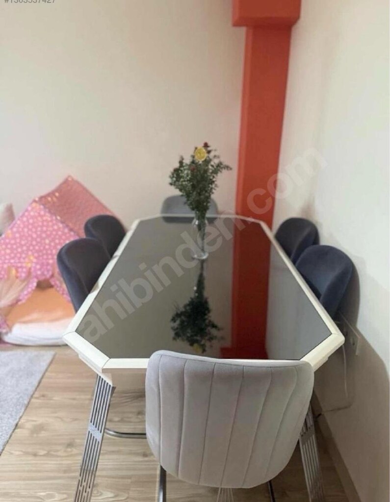 yemek masası camlı mdf masa - 4