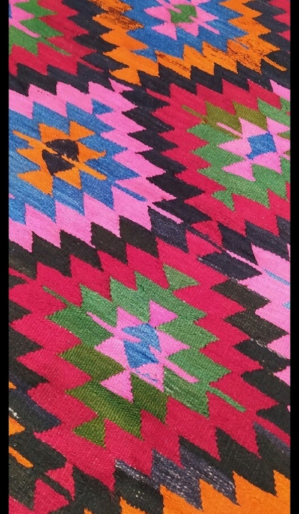 80 YILLIK ANTİKA - Kusursuz Saf Yün El Dokuması Kilim (1.80 x 3.10m) - 2