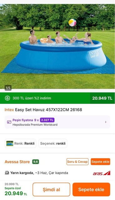 ŞİŞME HAVUZ ÇOK BÜYÜK
