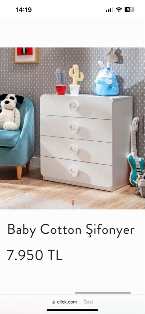 ACİL çilek mobilya baby cotton bebek odası takımı