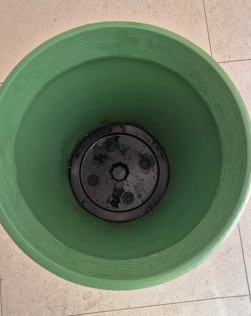 38 Cm 25 Litre Plastik Çiçek Saksı Drenaj Izgaralı 2 Adet - 4