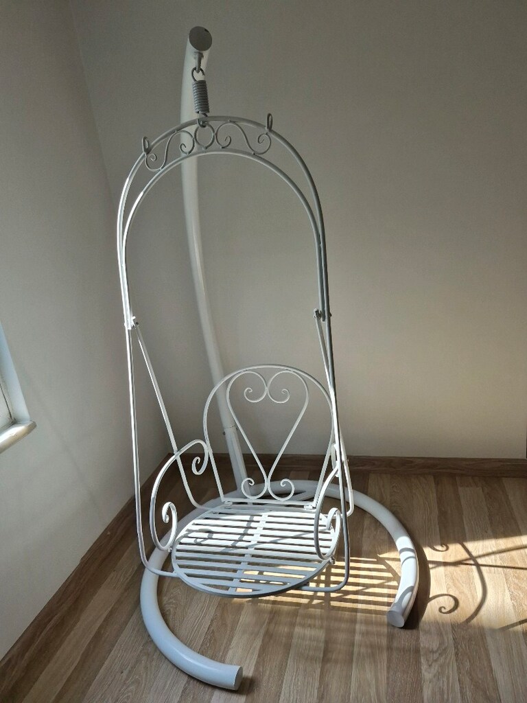 Balkon/Bahçe İçin Şık Ferforje Salıncak - 2