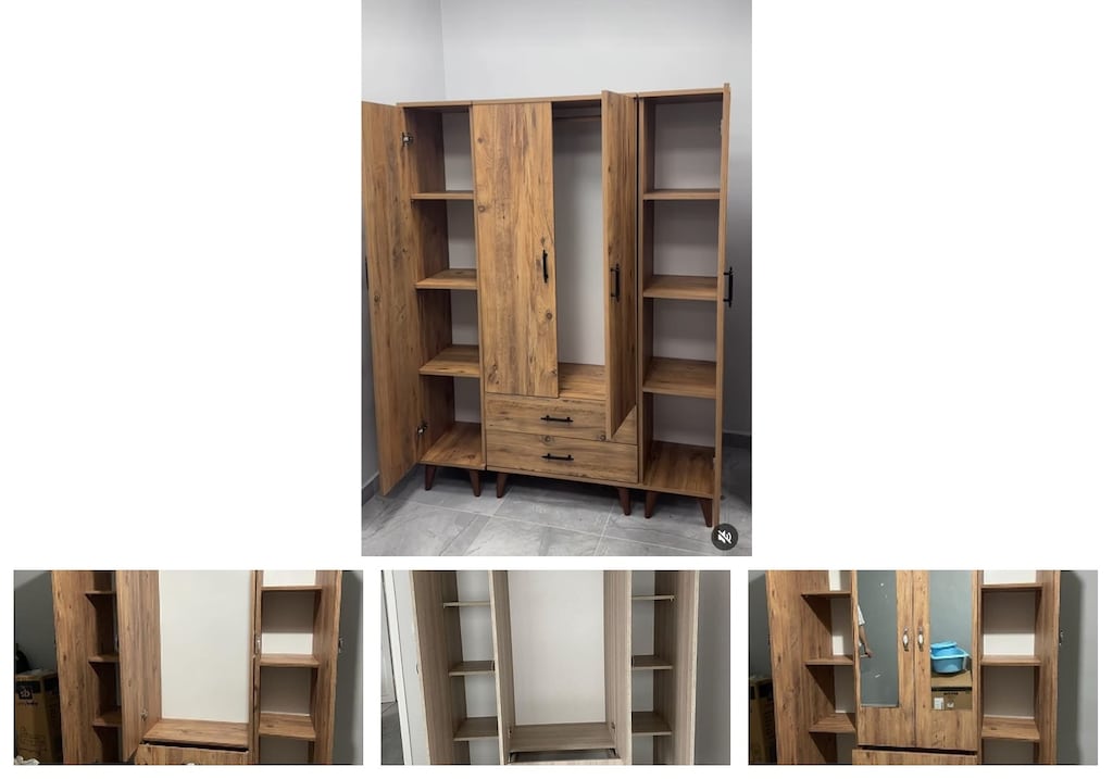 4 kapaklı elbise dolabı pybrualzym - 4
