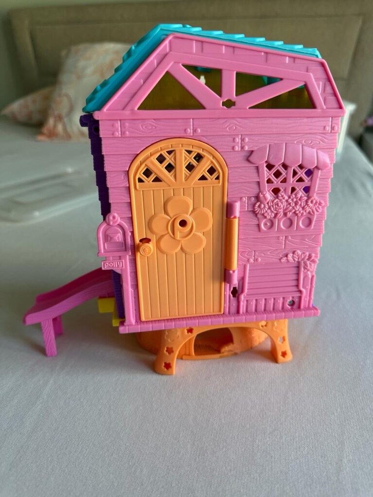 Polly Pocket ve Eğlence Dolu 2 Katlı Evi Mutfak Kaydırak 75 cm - 5