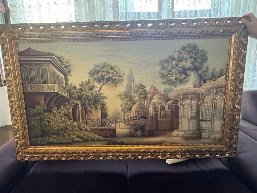 goblen kumaş Osmanlı tablo - 2
