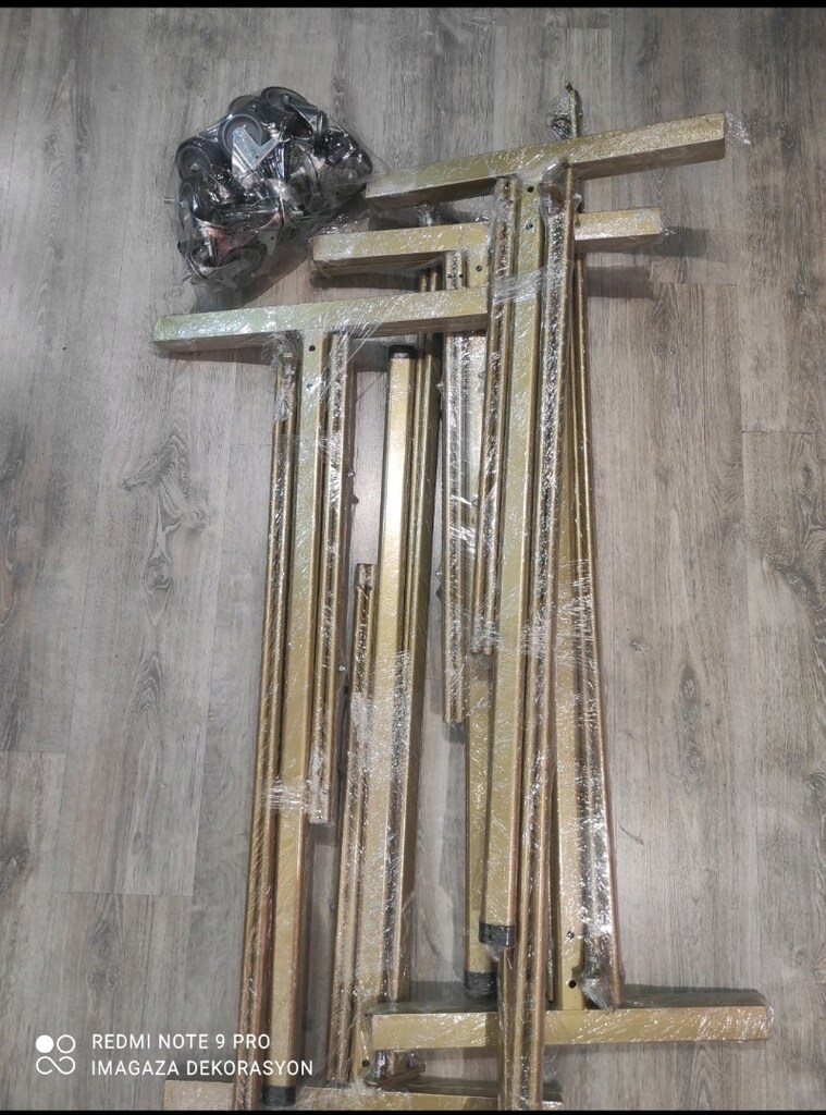 Elbise Askısı Standı, Konfeksiyon Askılık Stant, Mağaza Orta Standı - 7