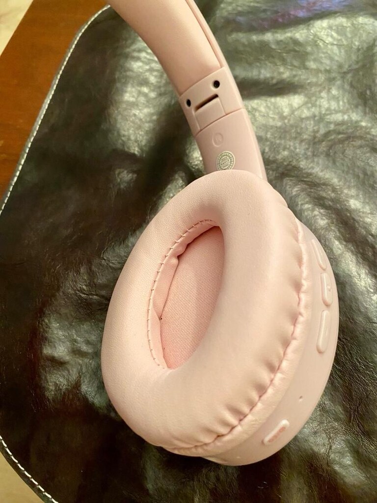 PEMBE KABLOSUZ KULAK ÜSTÜ KULAKLIK - 7
