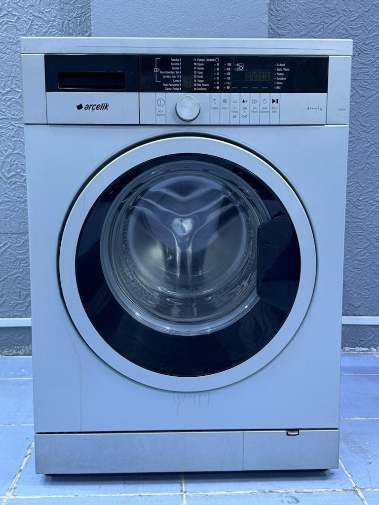 ARÇELİK GRİ 9 KG PİYANO MODEL A+++ ÇAMAŞIR MAKİNESİ