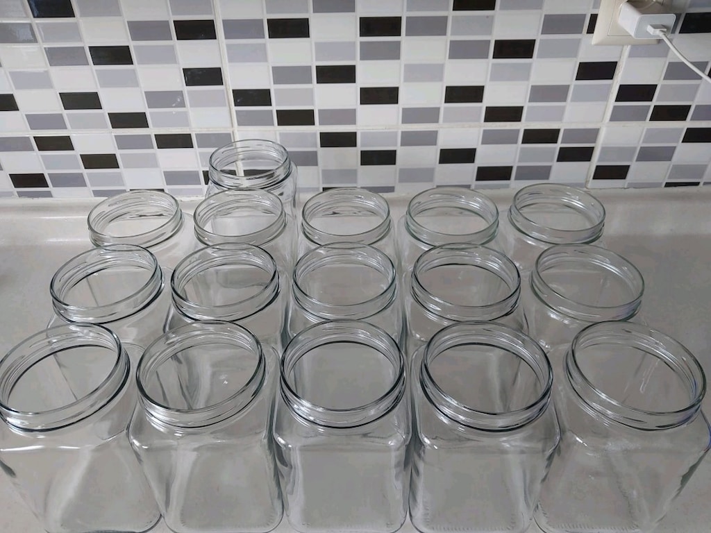 16 Adet 1,5 Litre Kavanoz - 11