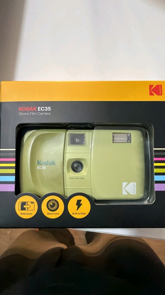 Sıfır Kutulu Kodak EC35 Analog Kamera (Siyah / Yeşil / Sarı) - 2