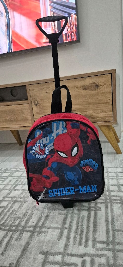 Anaokulu çantası spayderman çek çek çanta - 4