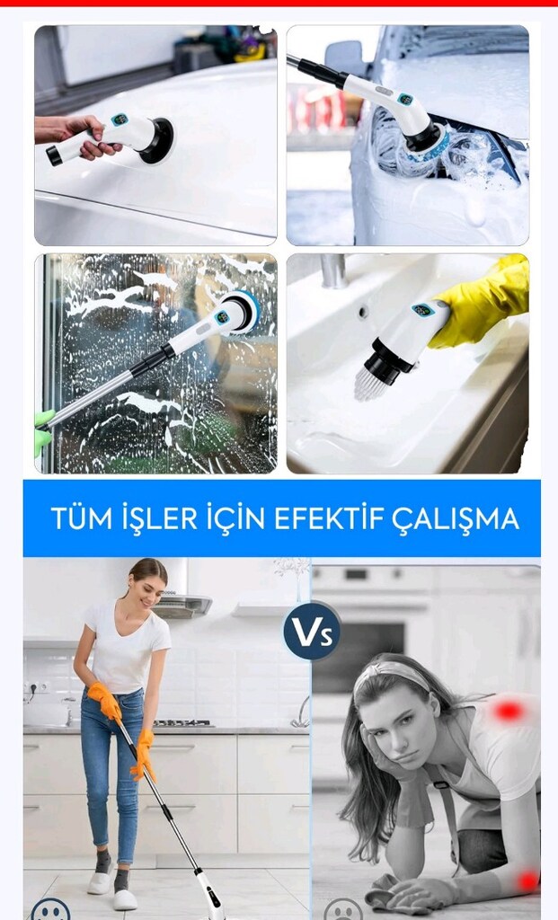 jarzlı dokuz başlıklı kadınların temizlikte can dostu - 2