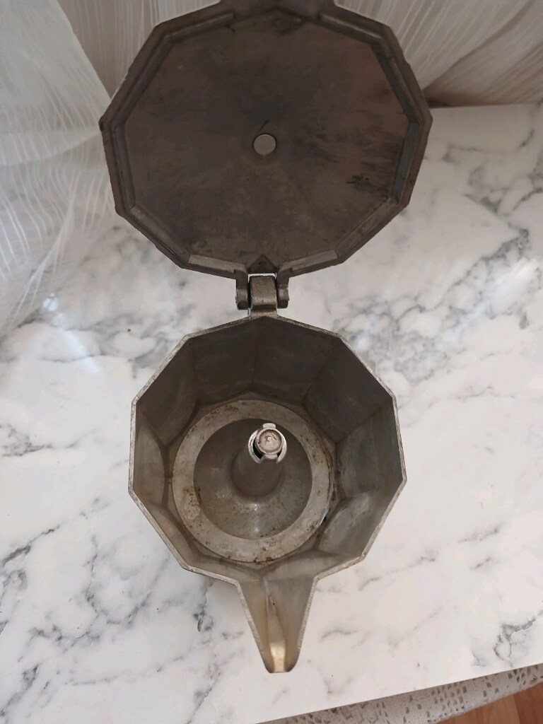 eski italyan moka kahve makinası 1960 antika - 7