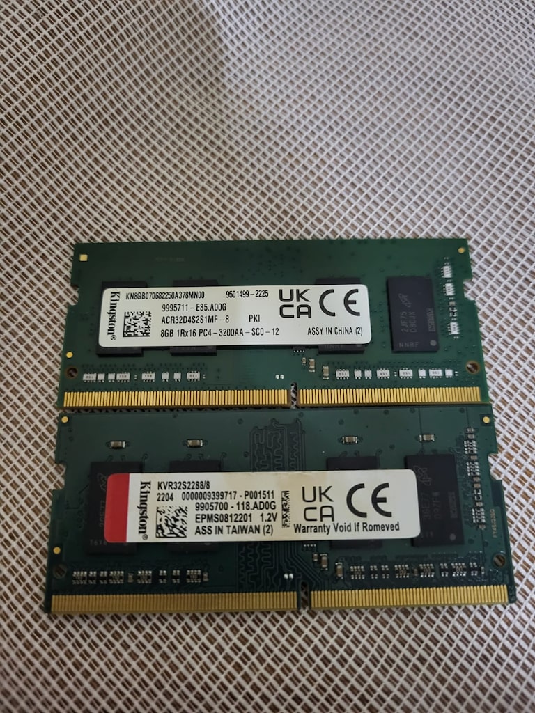 Kingston 16GB (2x8GB) DDR4 3200MHz CL22 Laptop RAM SO-DIMM