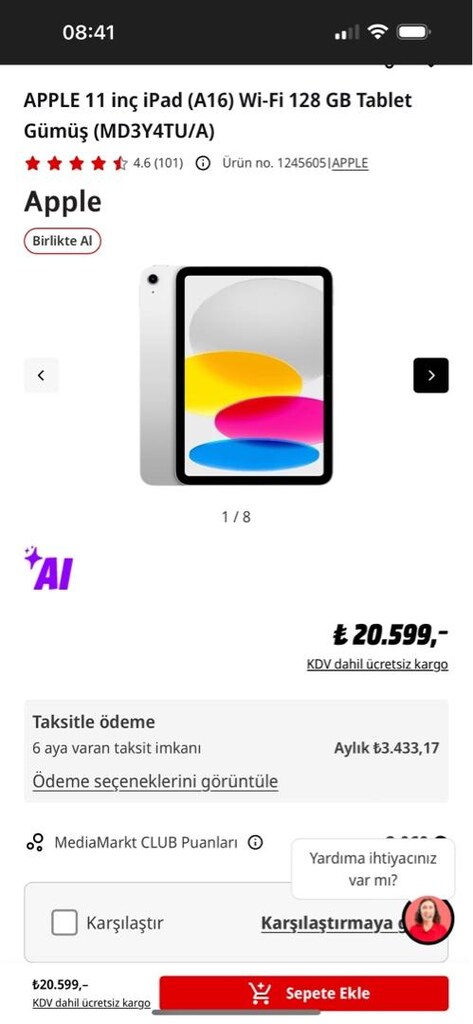 İPAD A16 128GB WİFİ - 3