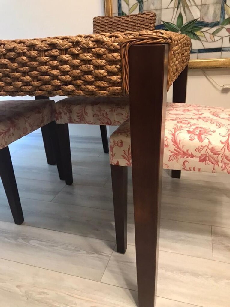 Beymen Home Laura Ashley Döşemeli Doğal Rattan Masa Sandalye - 4