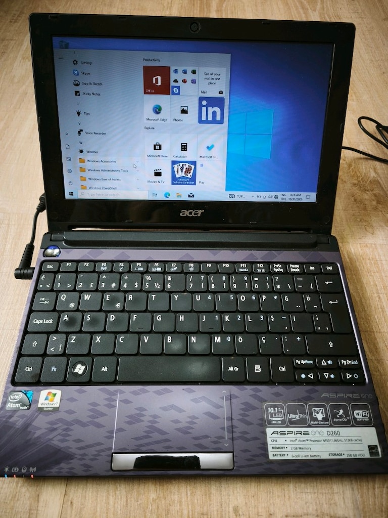 Acer Aspire One D260 Laptop netbook - 3