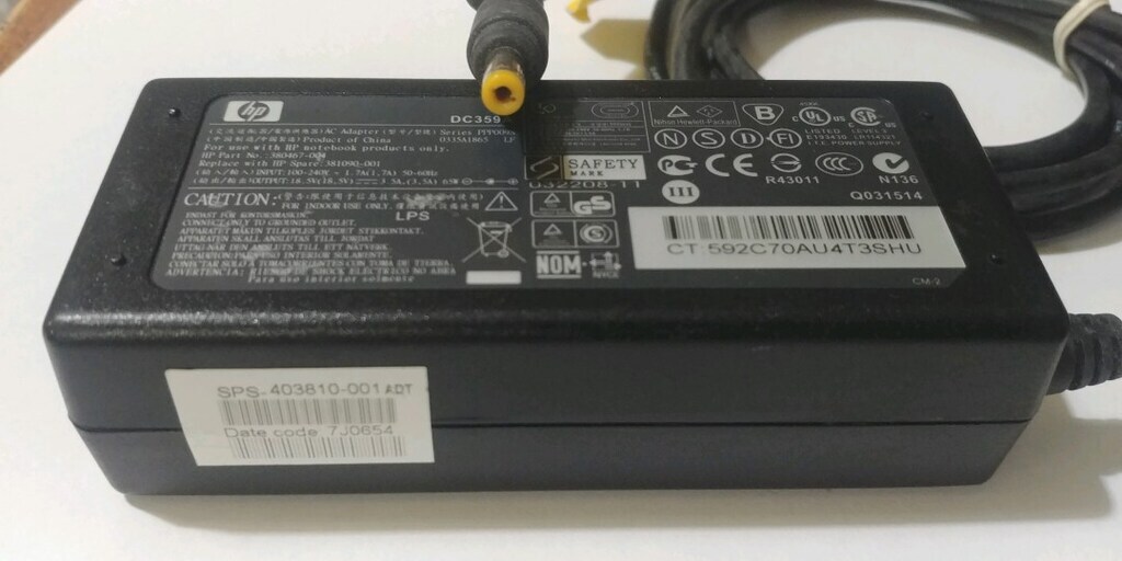 Orjinal Hp 18.5v - 3.54a Notebook Adaptör - 6
