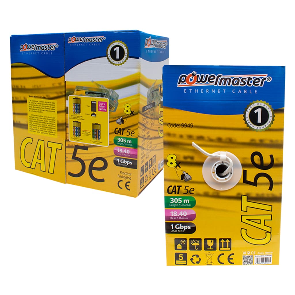 PM-CAT05 25 AWG 305 METRE CAT5 KABLO - 2
