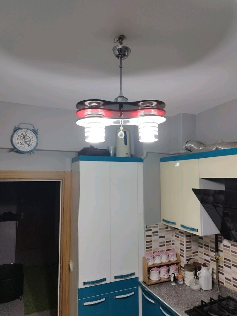 MODERN KIRMIZI AVİZE - 2