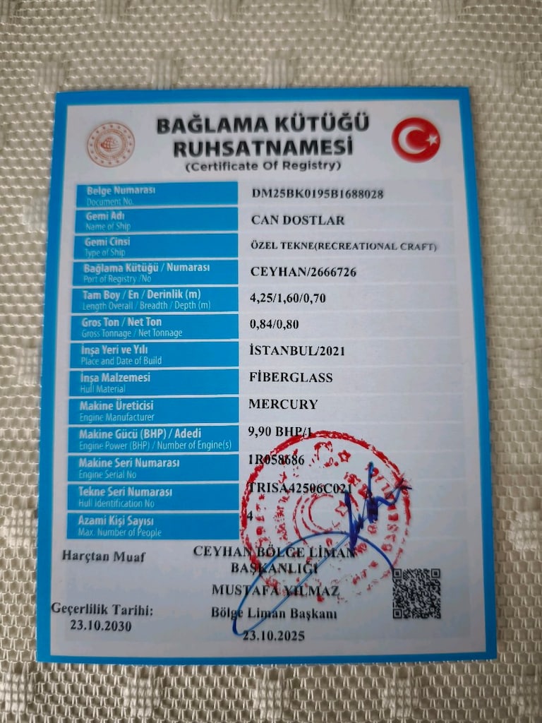 ÇOK AZ VE TEMİZ KULLANILMIŞ 9.9 MERCURY 2021 - 3