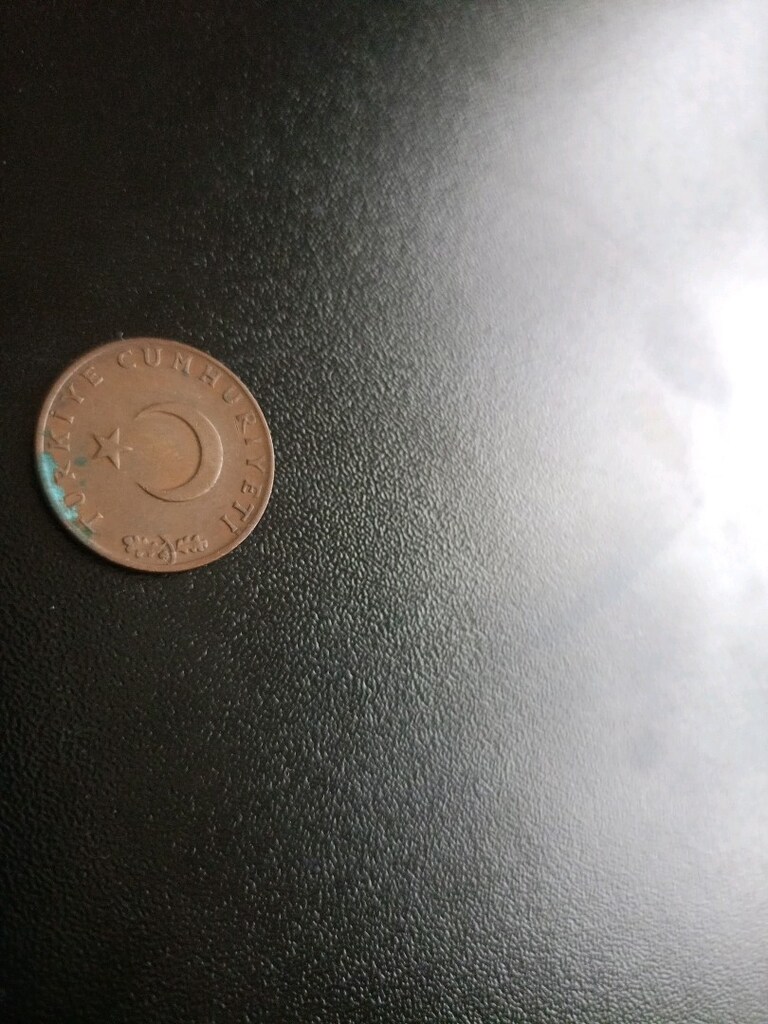 eski madeni para 10 krş. - 4