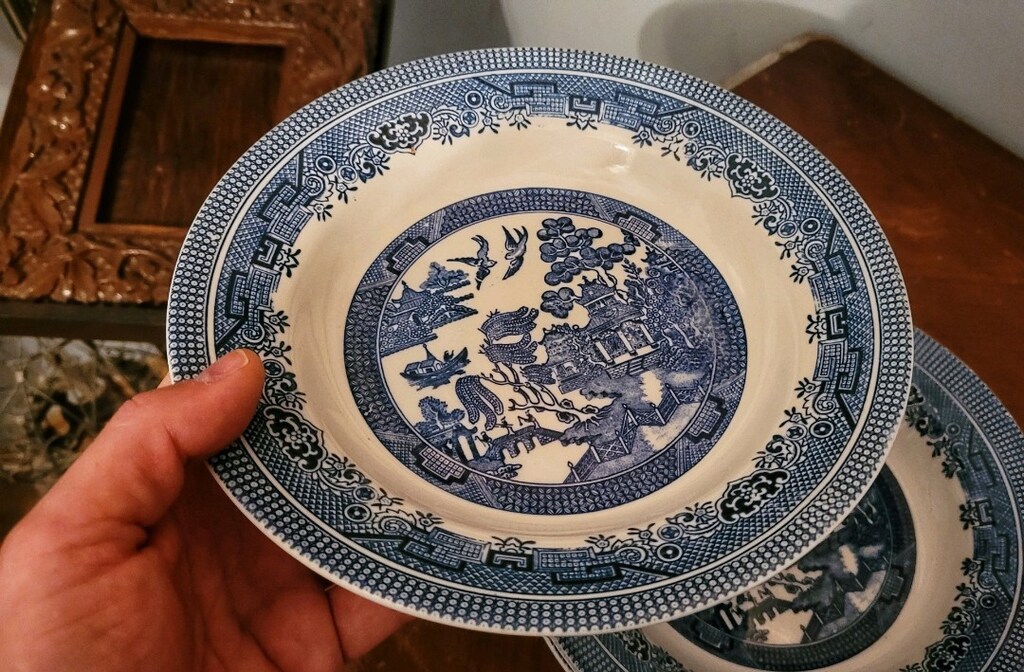 Vintage Özel Koleksiyon Uzakdoğu Tema Yemek Servis Tabakları 6 Adet - 2