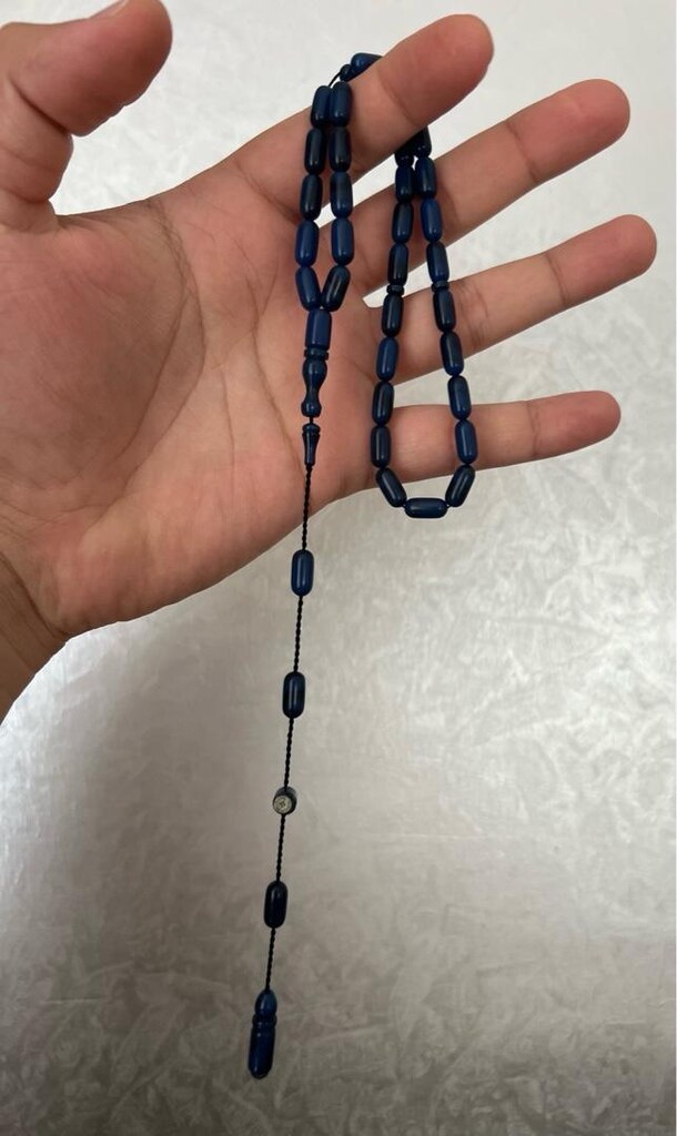 Özel Döküm Sıkma Kehribar Tesbih - 2