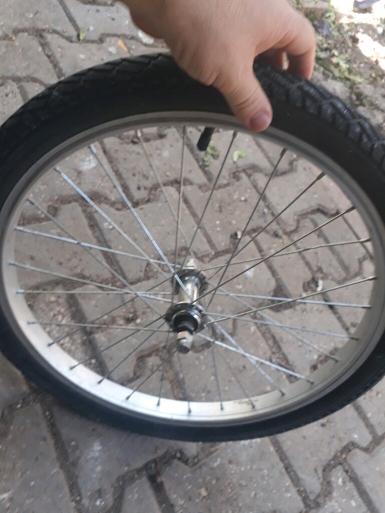 Bmx bisiklet alüminyum ön canti iç dış lastikli 20 numara - 15