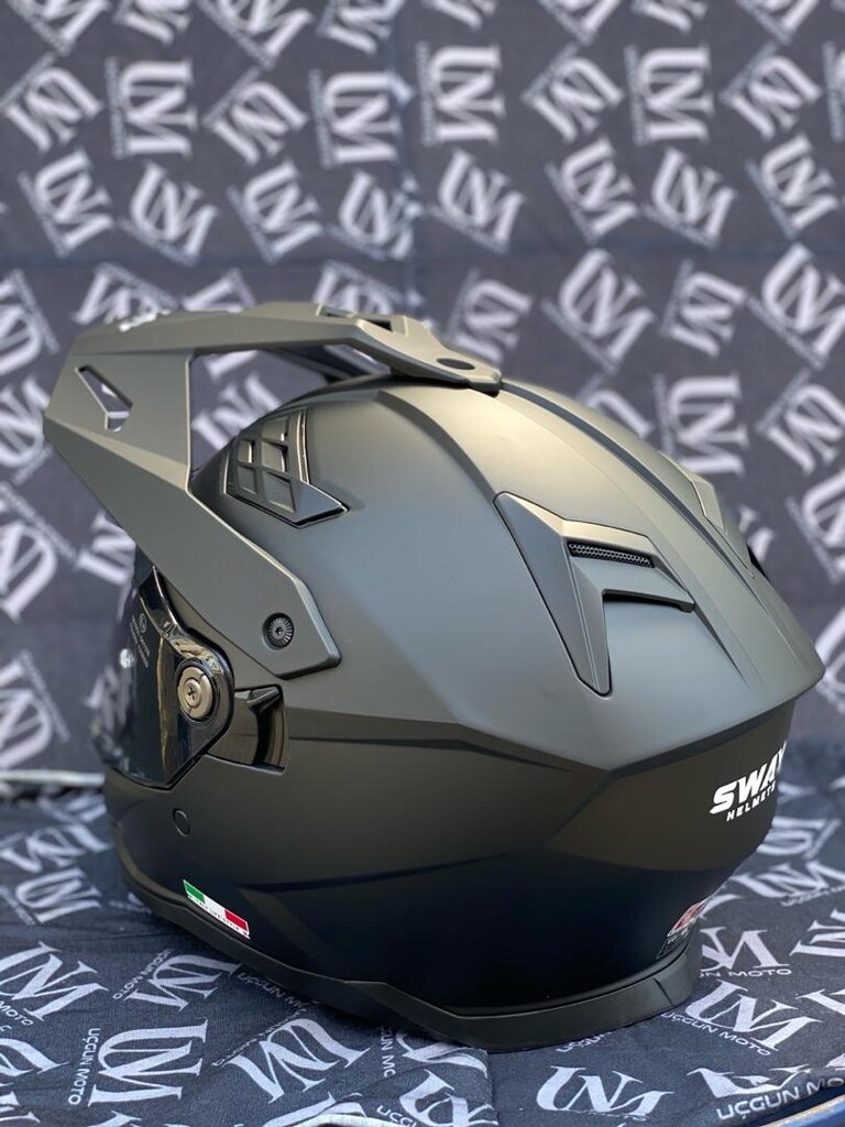 SWAY X65 GÜNEŞ GÖZLÜKLÜ CROSS KASK - 2