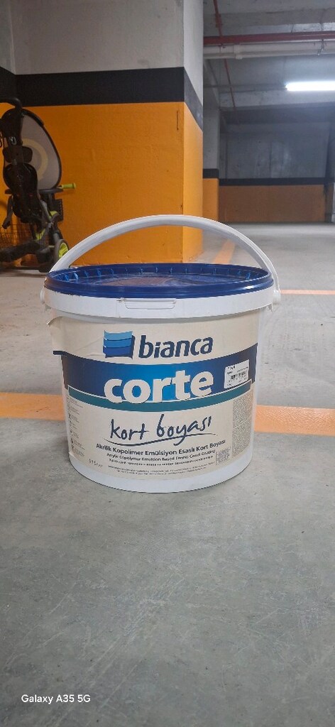 Bianca corte kort boyası yeşil renk 15 KG - 2
