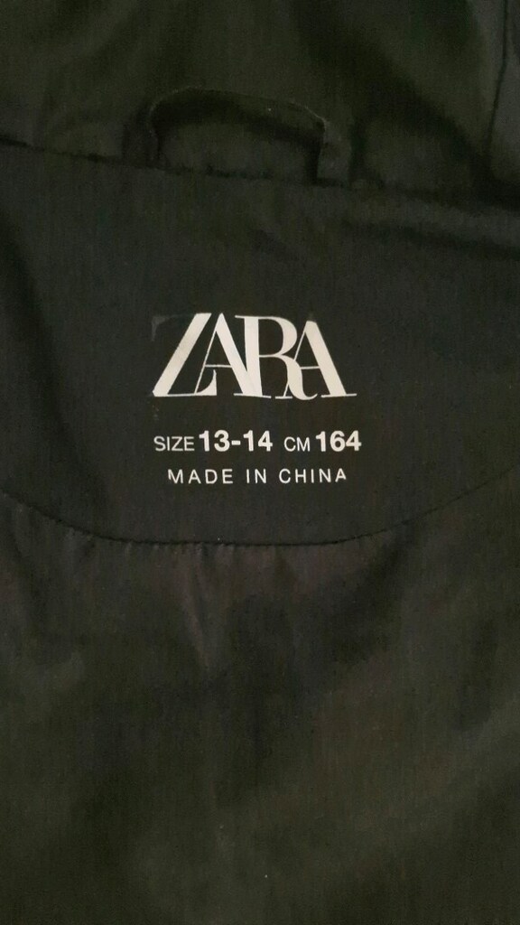 ZARA KOLSUZ MONT 13 YAŞ 164 CM SİYAH - 6