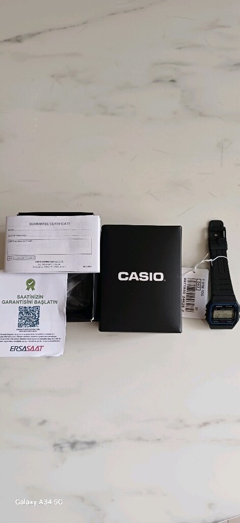 Casio f91 saat sıfır kutulu - 2