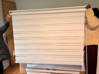 Rüyaper Leke Tutmaz Beyaz Zebra Perde 150 x 270