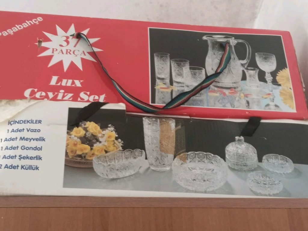 Paşabahçe 37 parça kristal takimi - 5