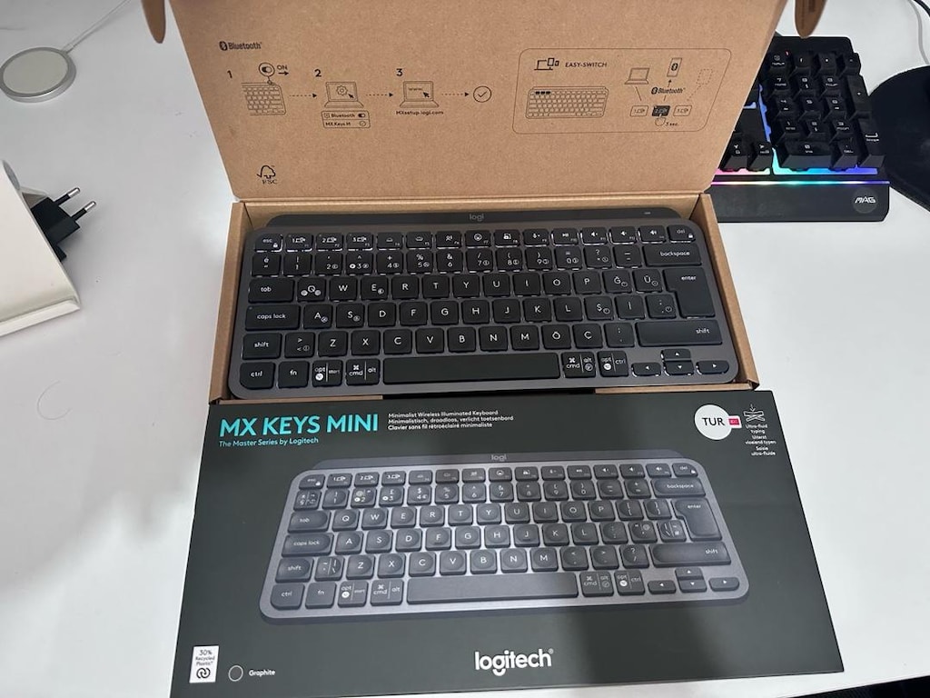 logitech mx keys mini klavye(2 yıl garantili) - 2