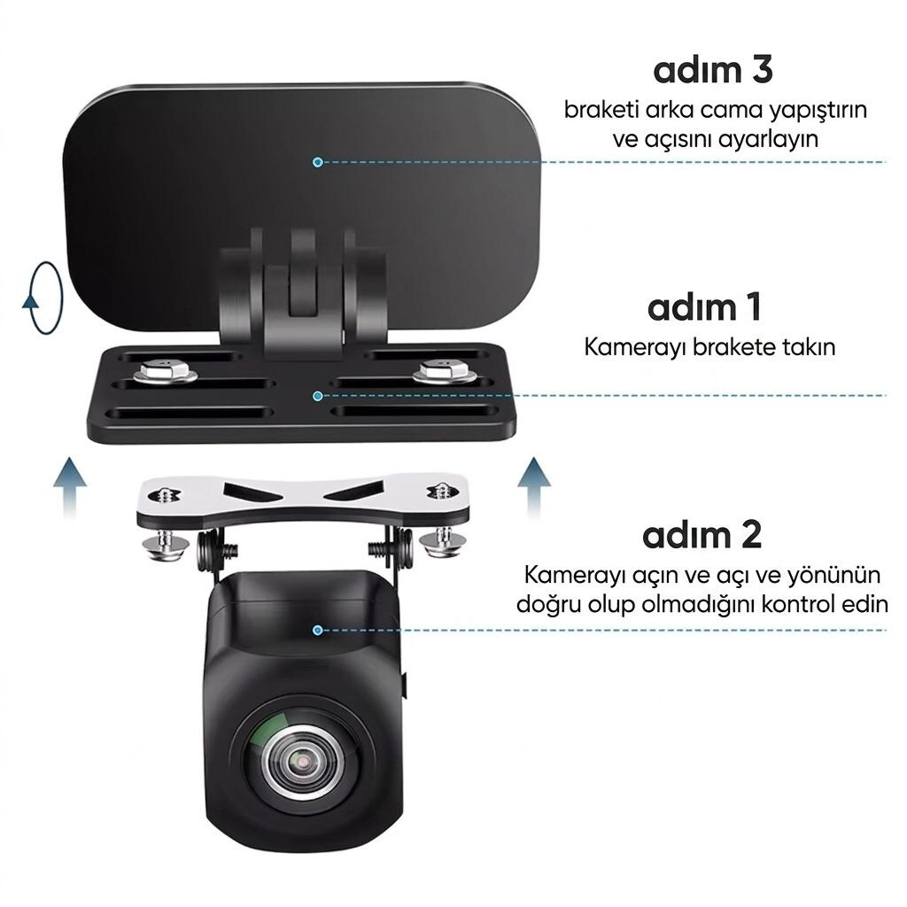 Arka Kamera Montaj Aparatı Braket - 3
