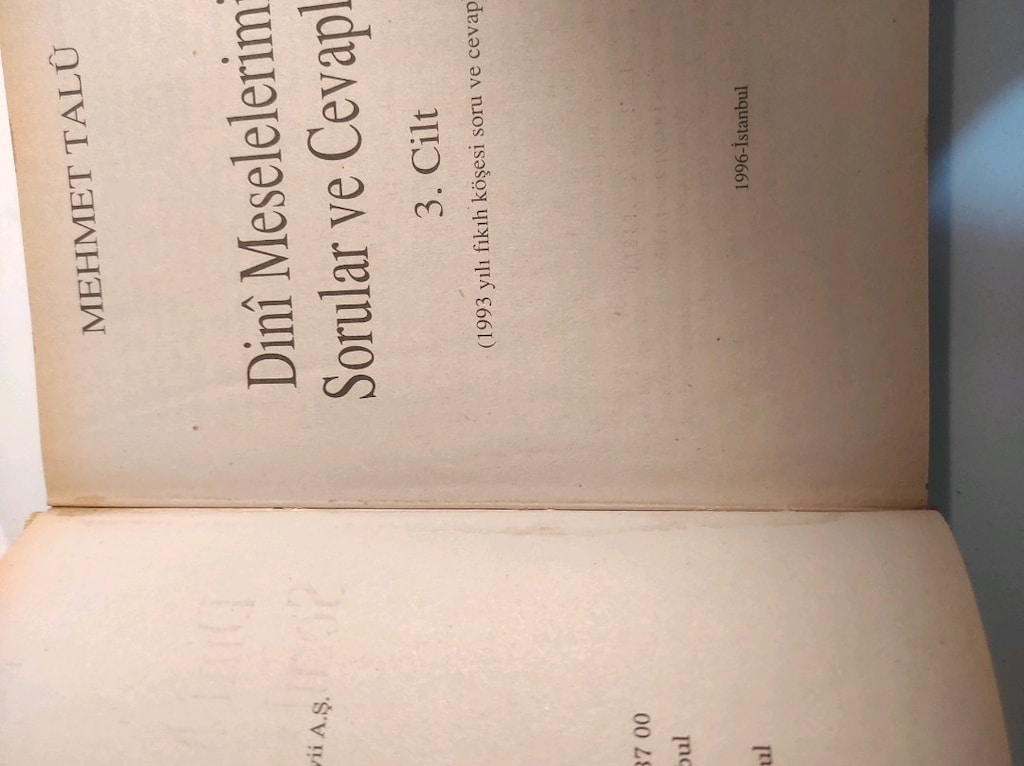 Dini Meselelerimiz Mehmet Talu 5 cilt - 11