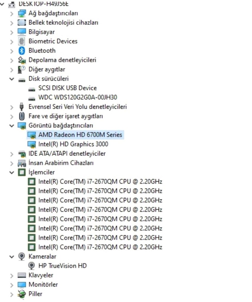 i7 2. Nesil HP harici ekran kartlı oyun performansı yüksek laptop - 8